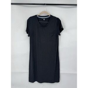 Free Fly Womens Bamboo Flex Pocket T-Shirt Dress Size S Gray Casual‎ Athleisure